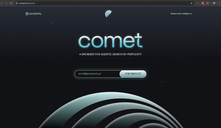 Perplexity comet