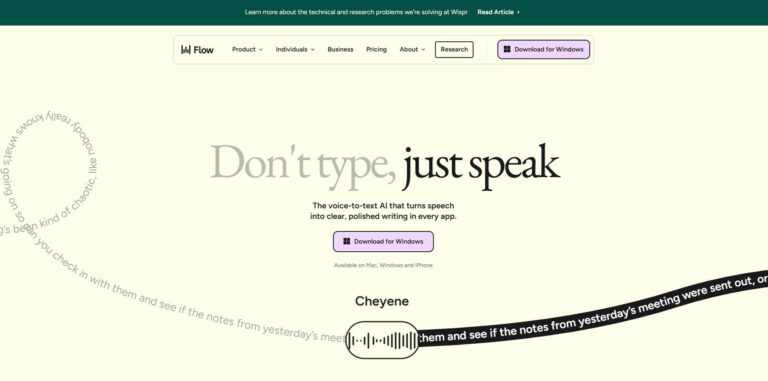 Wispr Flow – Writing at the Speed of Thought
